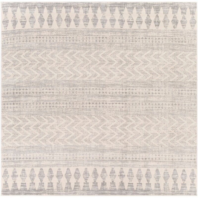 Zephyr Stripe Rug Square 6'7"