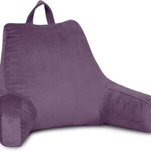 Reading Pillow with Removable Cover and Arms Lavender
