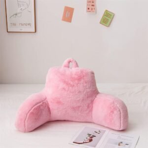 Tie Dyed Reading Pillow Bed Wedge Backrest Pink