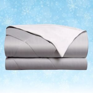 Glacier Gray Nano-Cooling Throw