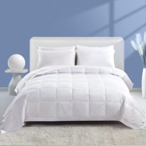 Feather Down Lightweight Summer Comforter White