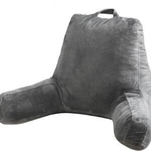 Shredded Memory Foam Reading Pillow Velvet Backrest