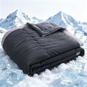 Thin Breathable Double-Sided Cooling Throw