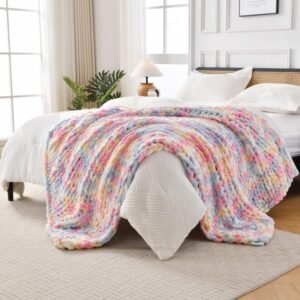 Ultra Soft Chunky Chenille Knit Throw