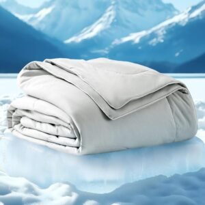 Cooling Comforter Throw Gray