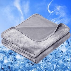 Heat-Absorbing Cooling Throw for Hot Sleepers
